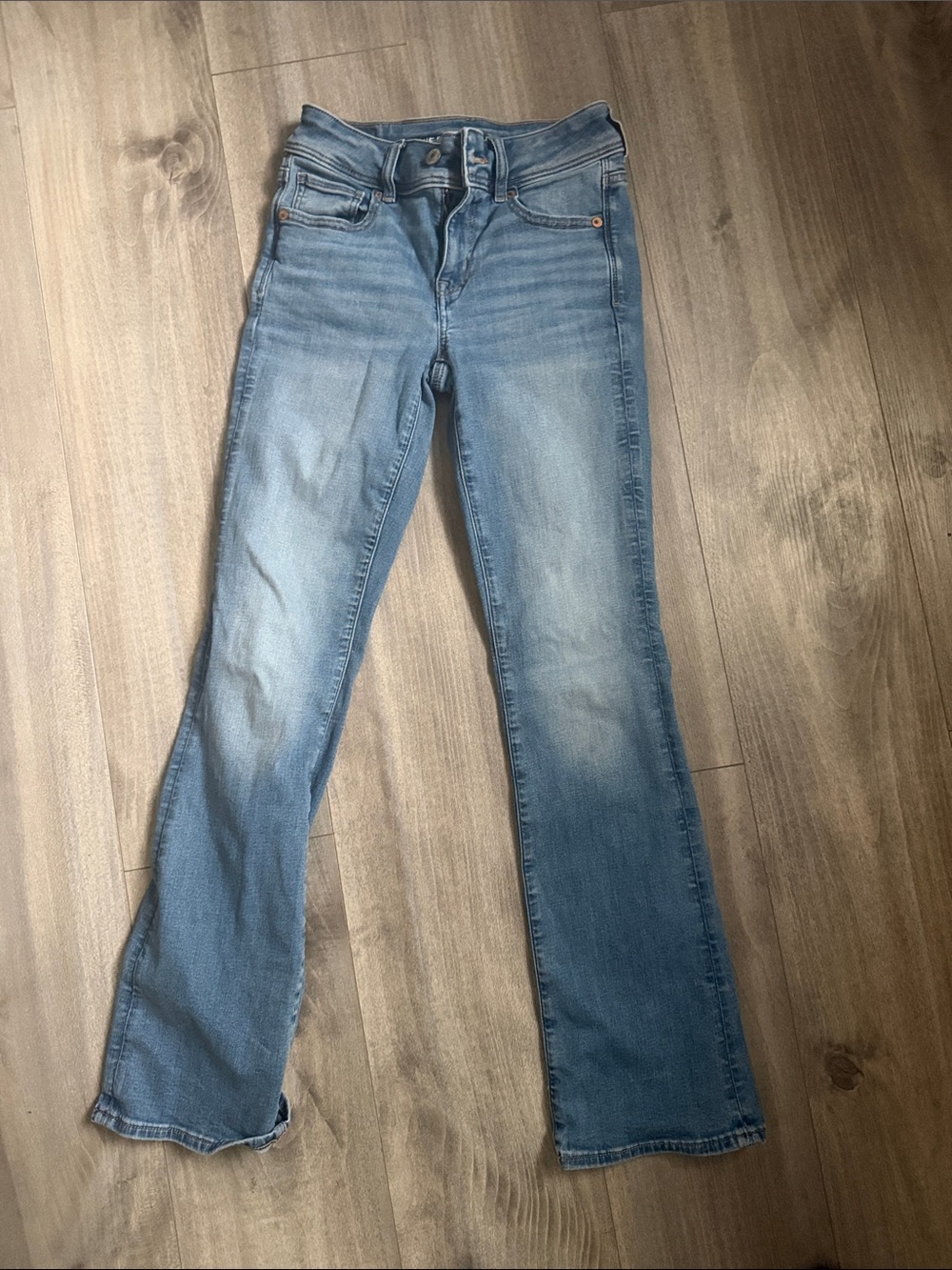 American Eagle Outfitters Light Blue Flare Jeans
